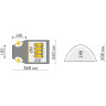 Палатка TALBERG BIGLESS 4 зелёный 4690553000075